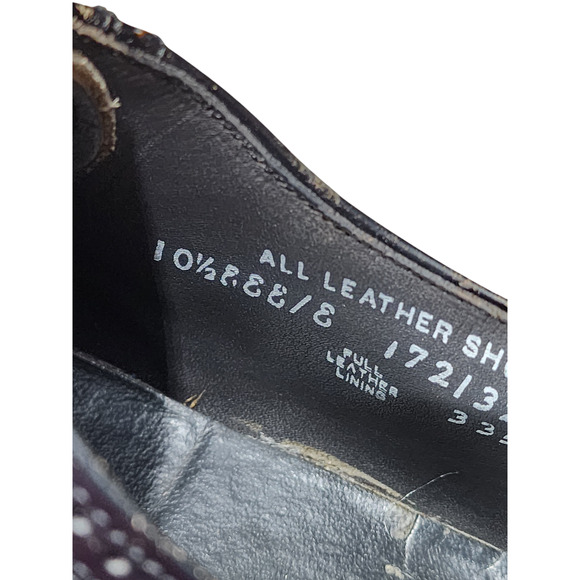 Hanover Masterflex Dress Shoes Wingtip Oxfords Leather Mens 10.5 Vintage Classic main image 15
